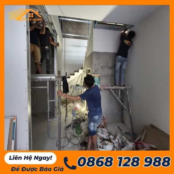 các hạng mục thi công sửa nhà quận 4